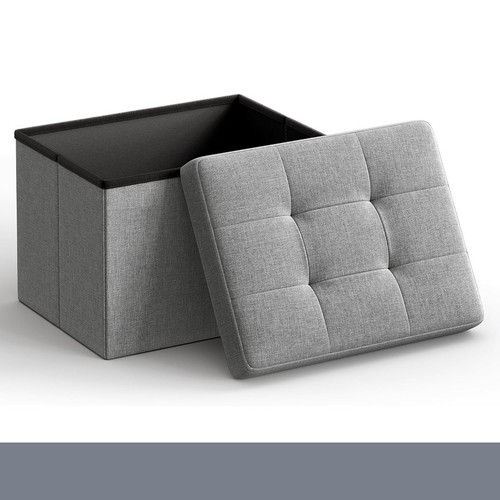 Small folding storage ottoman - storage,