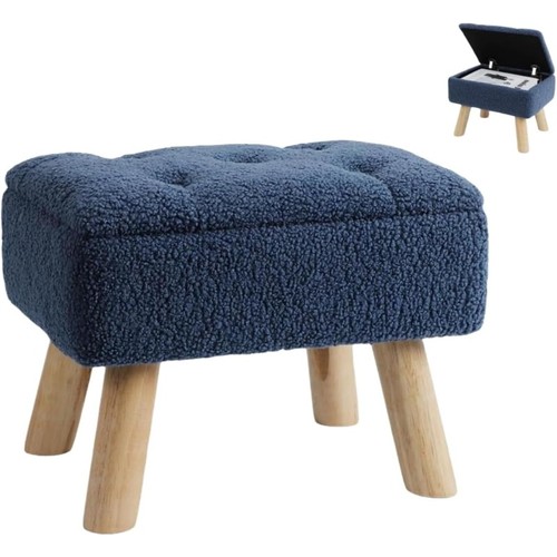 Small stool with storage - with,