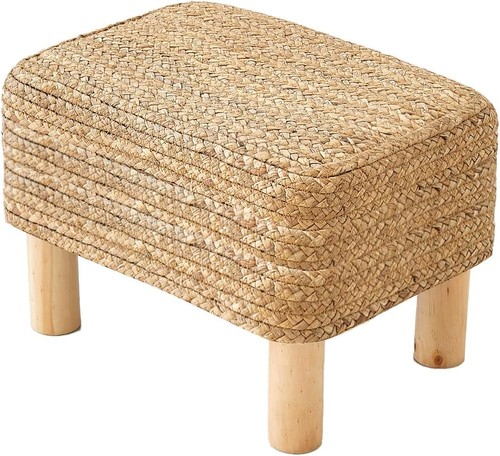 Ottoman foot stool wicker - ottoman,