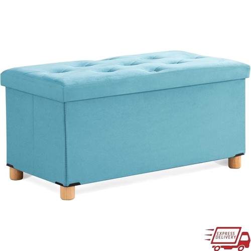 Foldable rectangular ottoman - foldable,