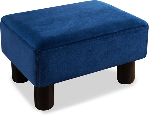 Small foot stool velvet - small, stool,