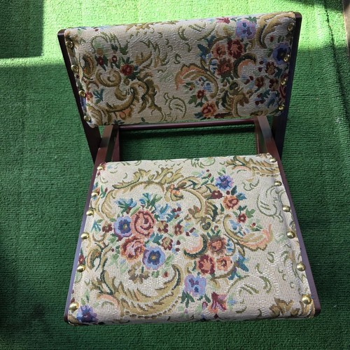 Rocking wooden foot stool - foot,