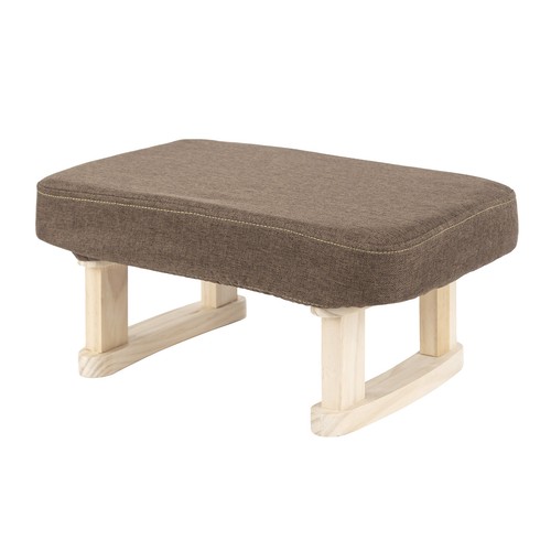 Small footstool ottoman - small, soft