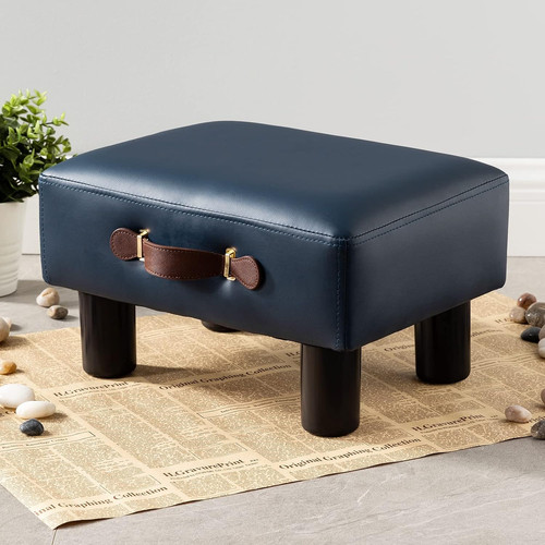 Small foot stool with - stool, handle