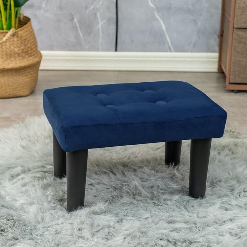 Ottoman foot rest - ottoman, velvet