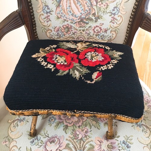 Antique needlepoint - antique,